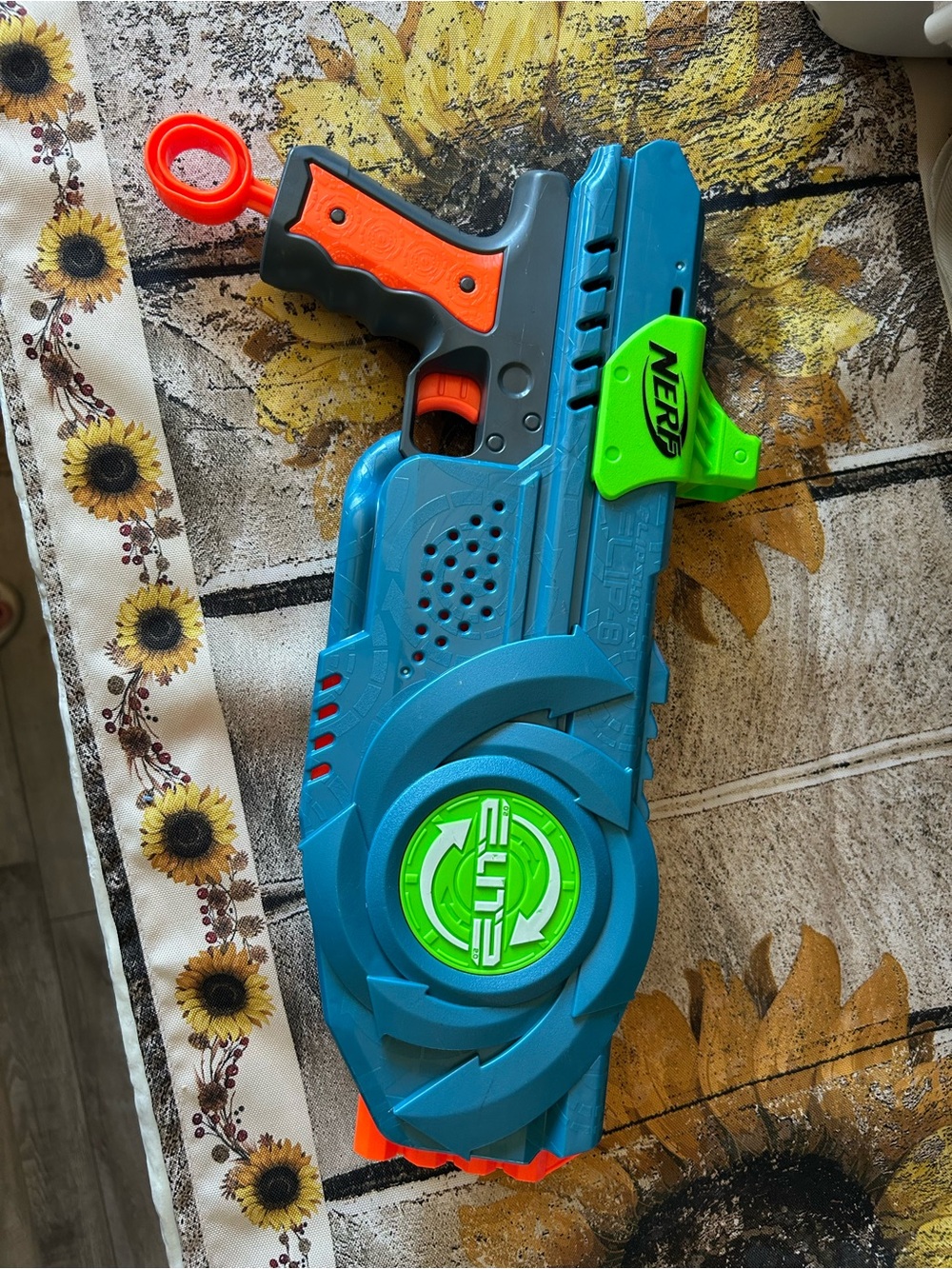 Nerf Blue & Green Rapid-Fire Dart Blaster